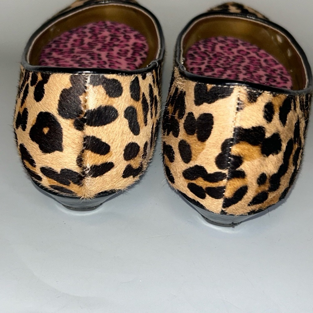 Euc target leopard wedge flat shoe - Picture 4 of 7